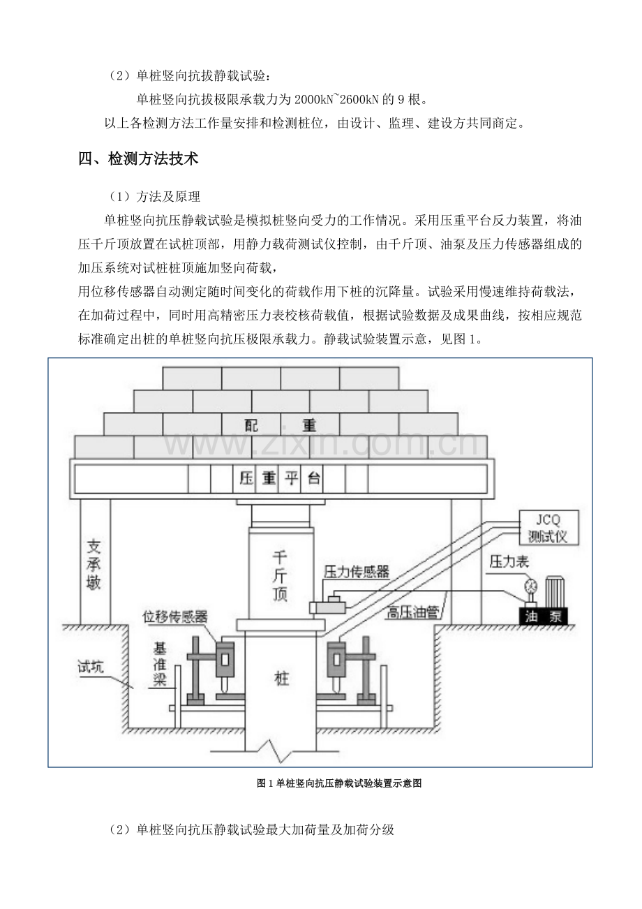 单桩抗拔抗压试桩检测方案.docx_第3页