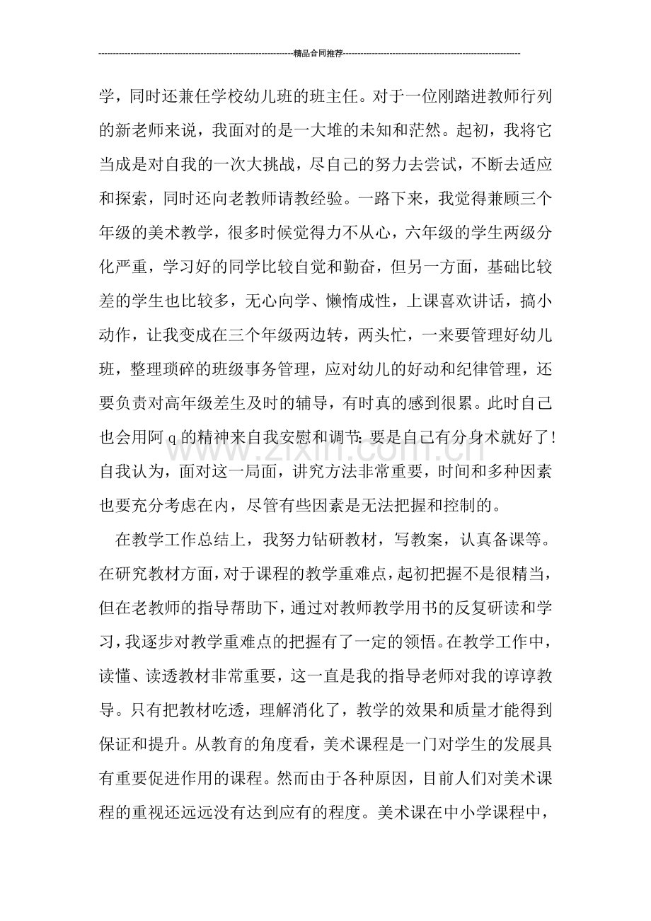 教师试用期工作总结精选.doc_第2页