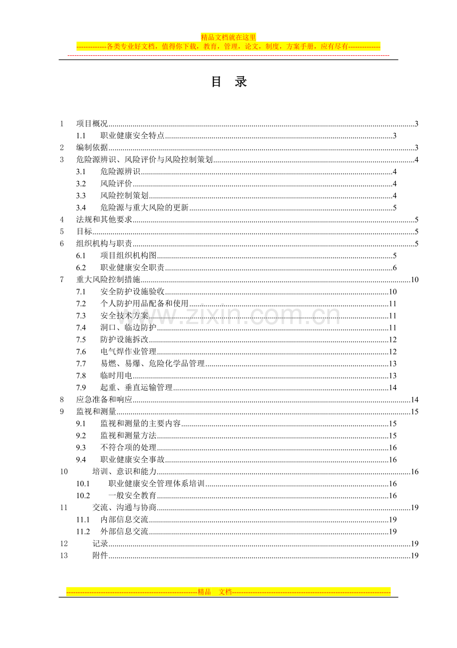 职业健康安全策划书.doc_第1页