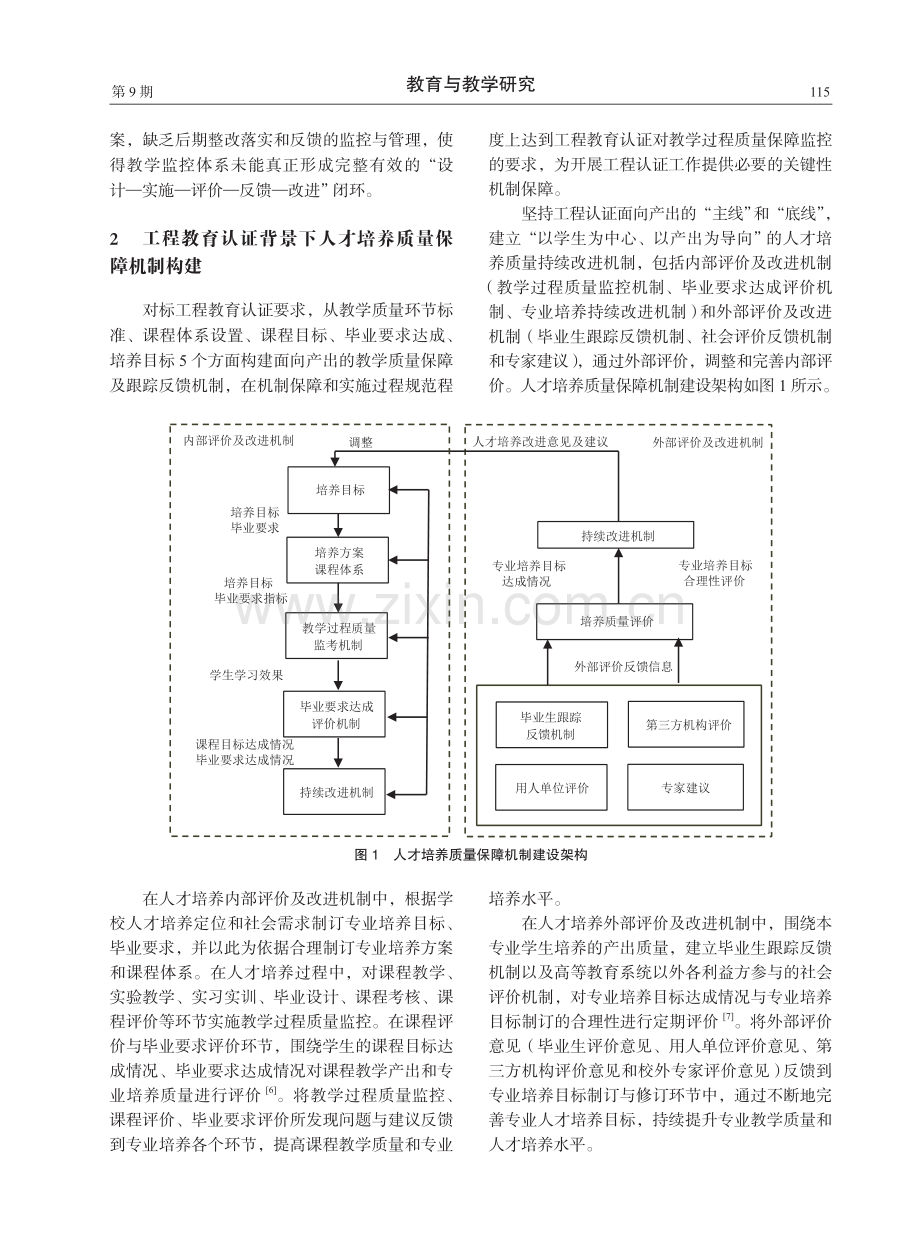 工程教育认证背景下质量保障机制构建及应用.pdf_第2页