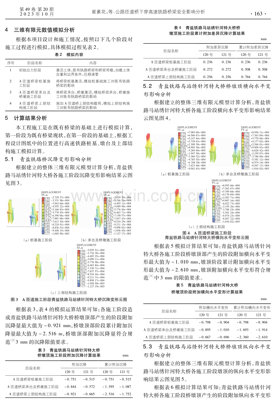 公路匝道桥下穿高速铁路桥梁安全影响分析.pdf_第3页