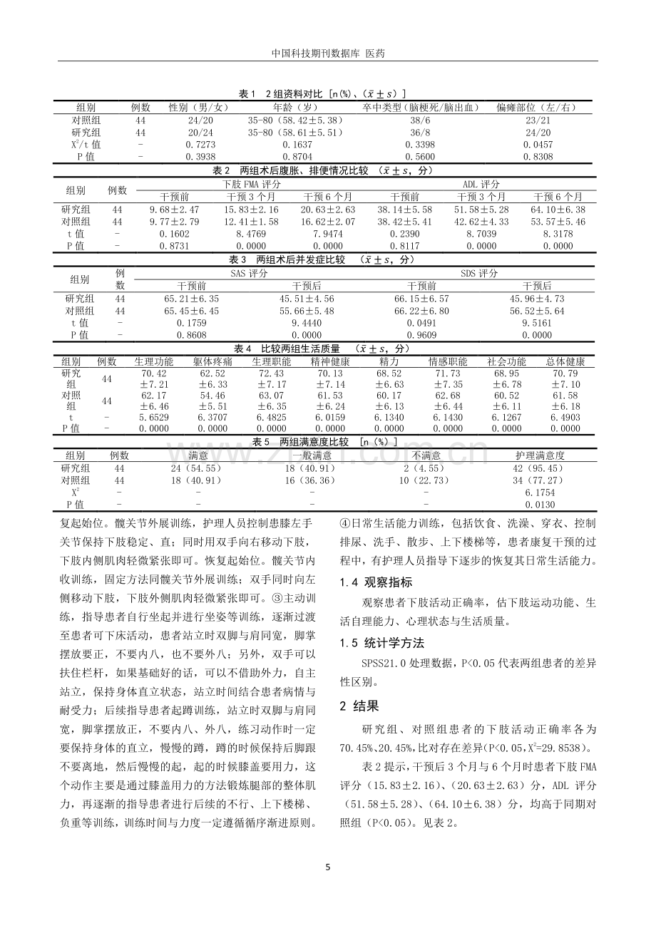 个体化康复对脑卒中偏瘫患者下肢运动功能的效果分析.pdf_第2页