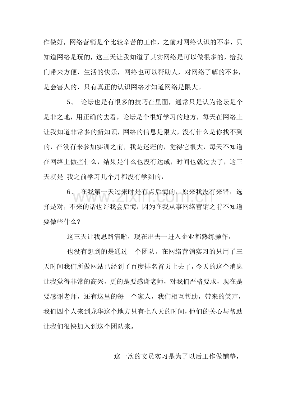 网络营销实习总结.doc_第2页