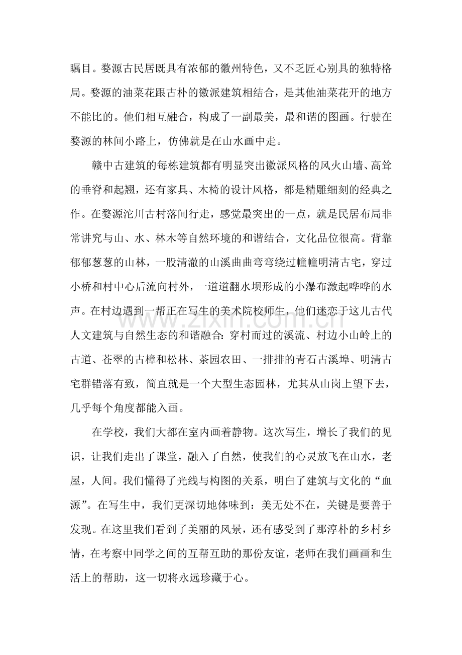 艺术专业考察实习报告.doc_第2页