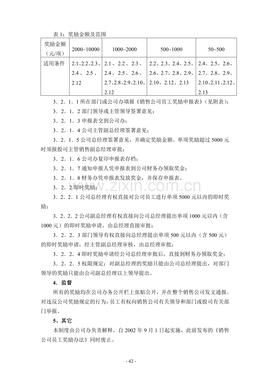 公司员工奖励办法(修订版).doc_第2页