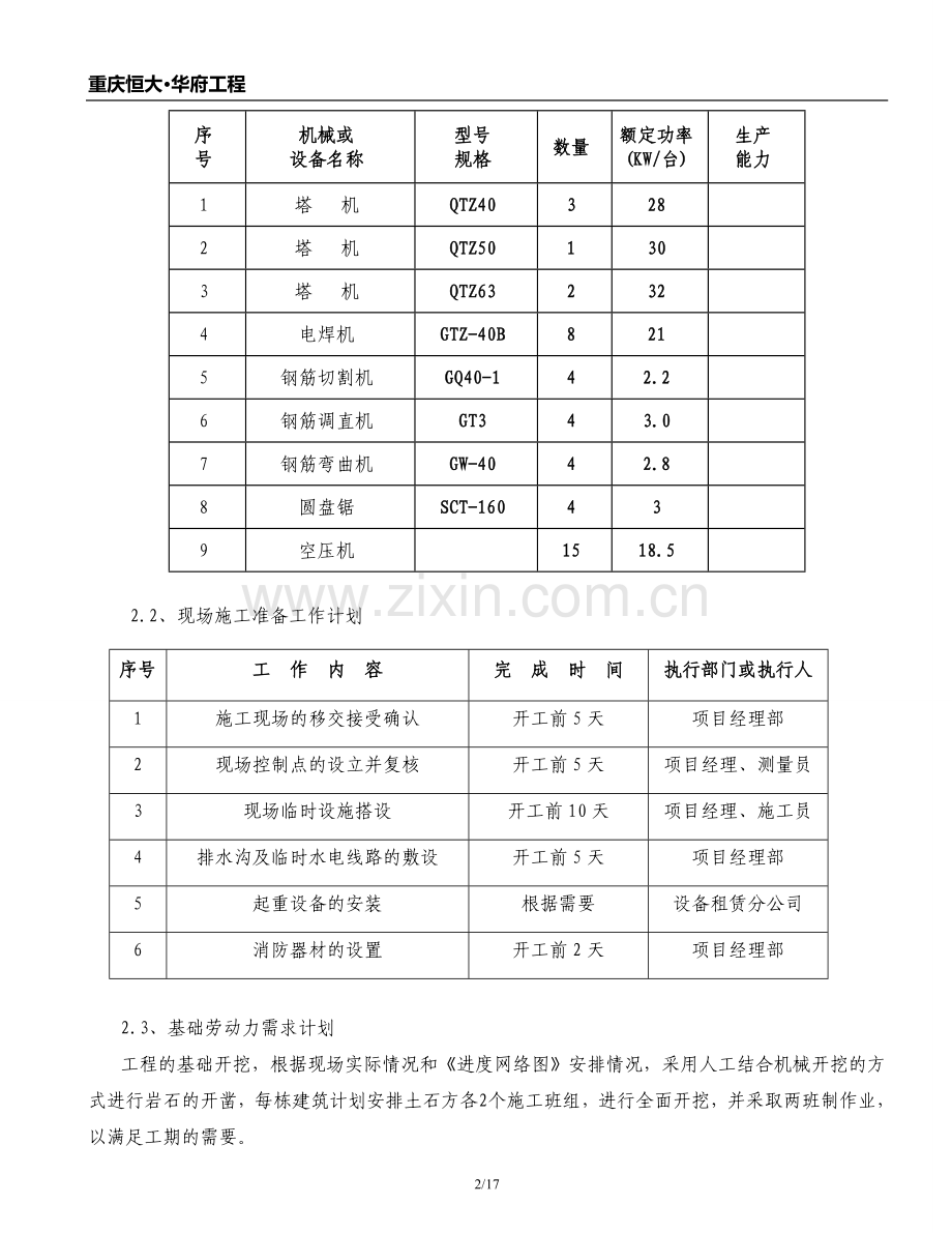 Ⅱ标段基础施工方案.doc_第2页