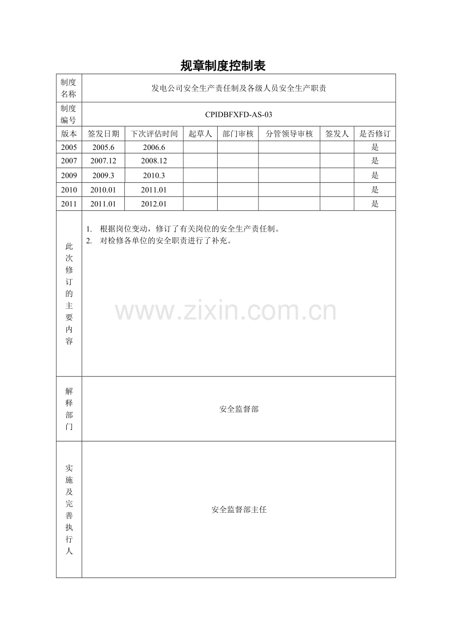 发电公司安全生产责任制及各级人员安全生产职责..doc_第2页