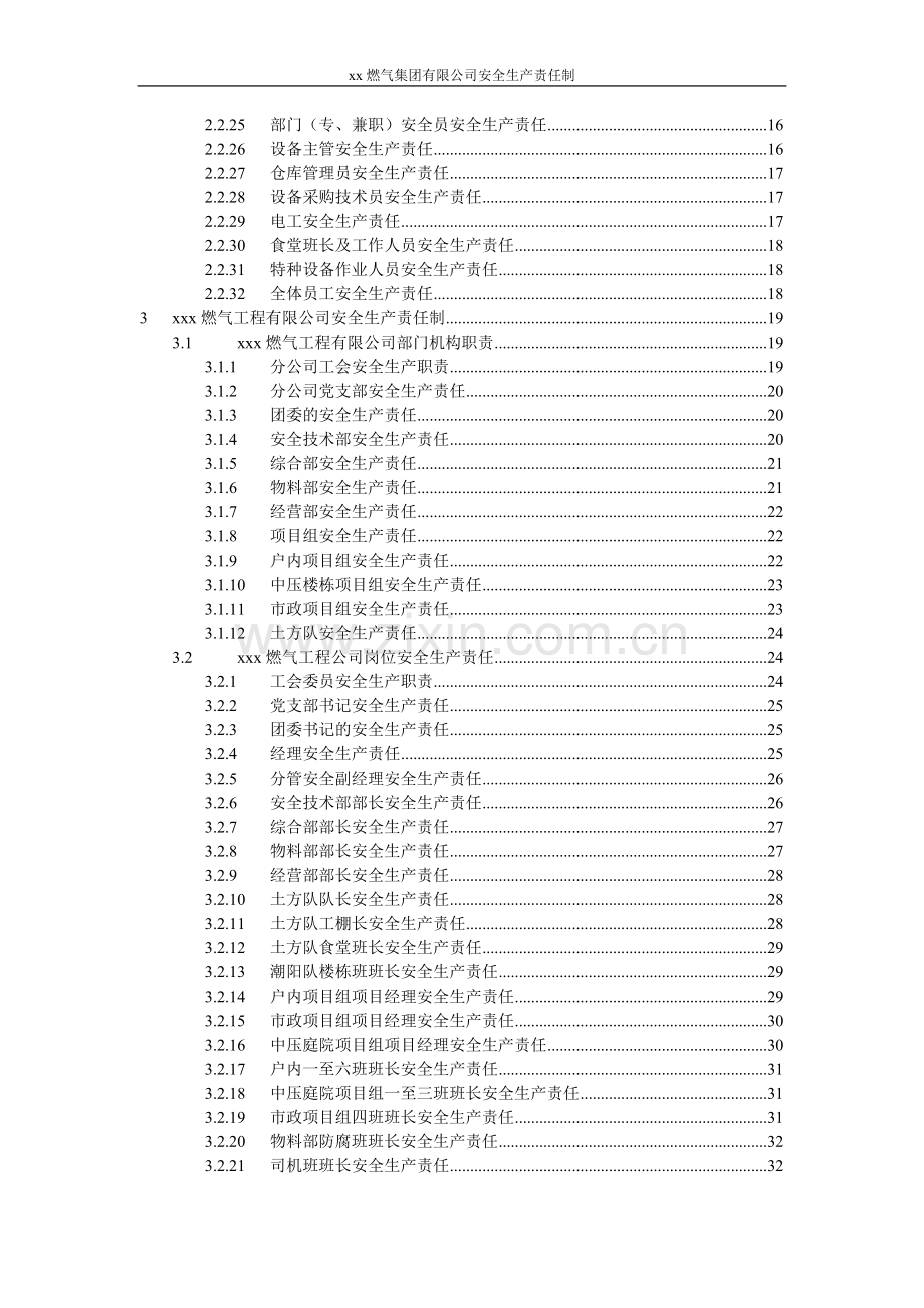 xx燃气集团有限公司安全生产责任制.doc_第3页