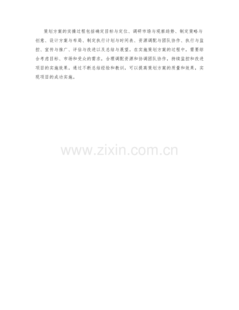 策划方案的实操经验.docx_第3页