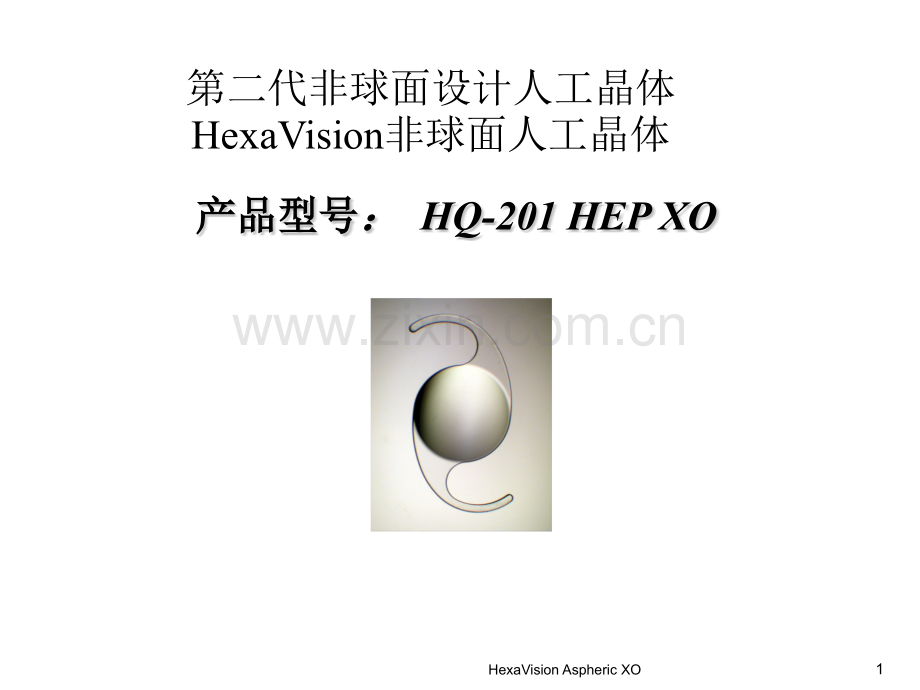 HexaVision肝素表面处理非球面人工晶体设计重庆南京.pptx_第1页