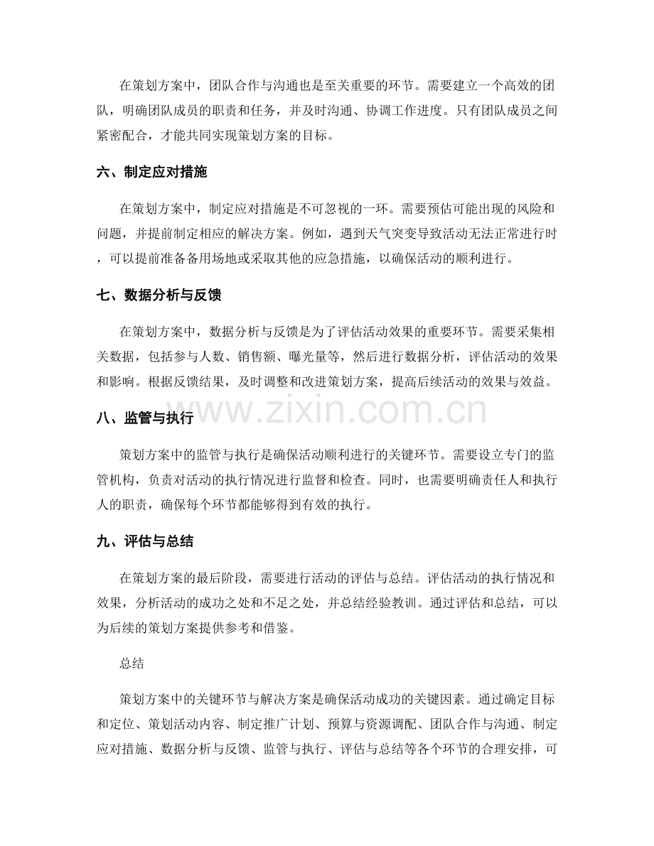 策划方案中的关键环节与解决方案.docx_第2页