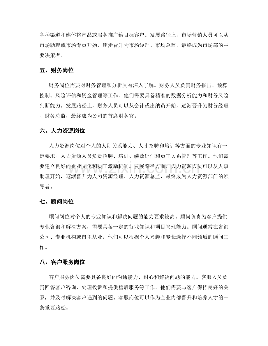 岗位职责的个人能力要求和发展路径.docx_第2页