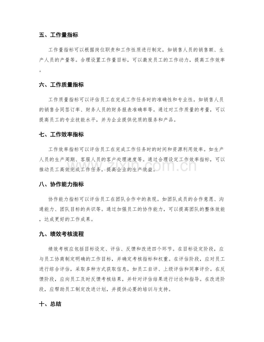 岗位职责的绩效考核和考评标准.docx_第2页