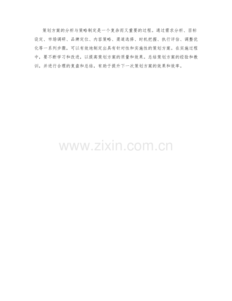 策划方案的分析与策略制定.docx_第3页