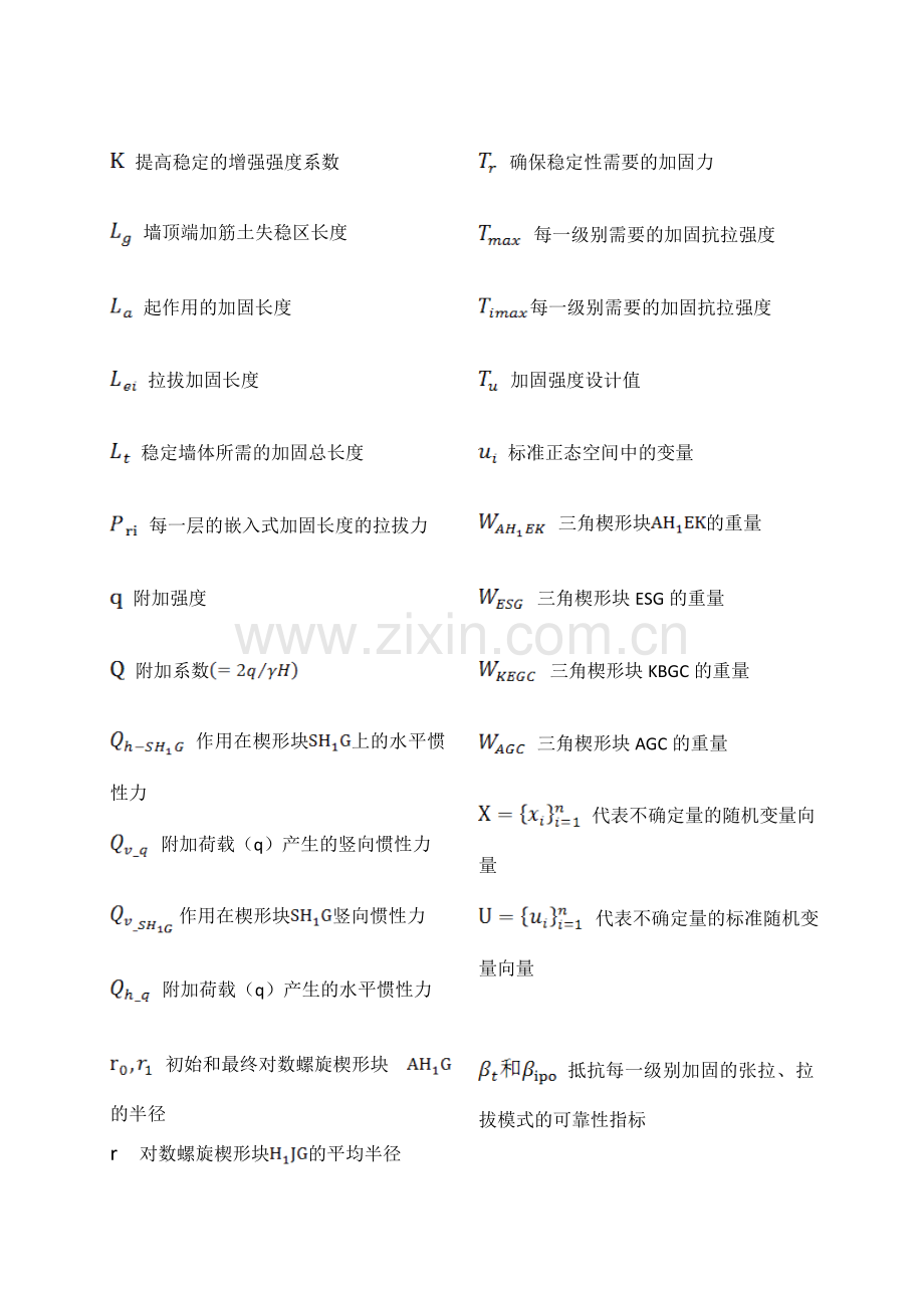 基于加筋土结构的内部稳定性的抗震设计可靠性英文文献翻译.docx_第2页