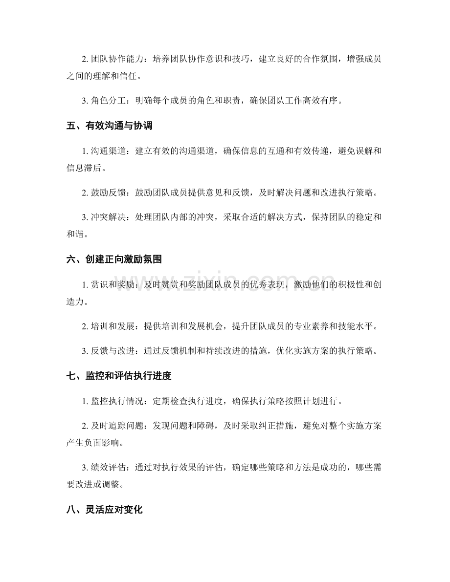 实施方案的执行策略及团队协作.docx_第2页