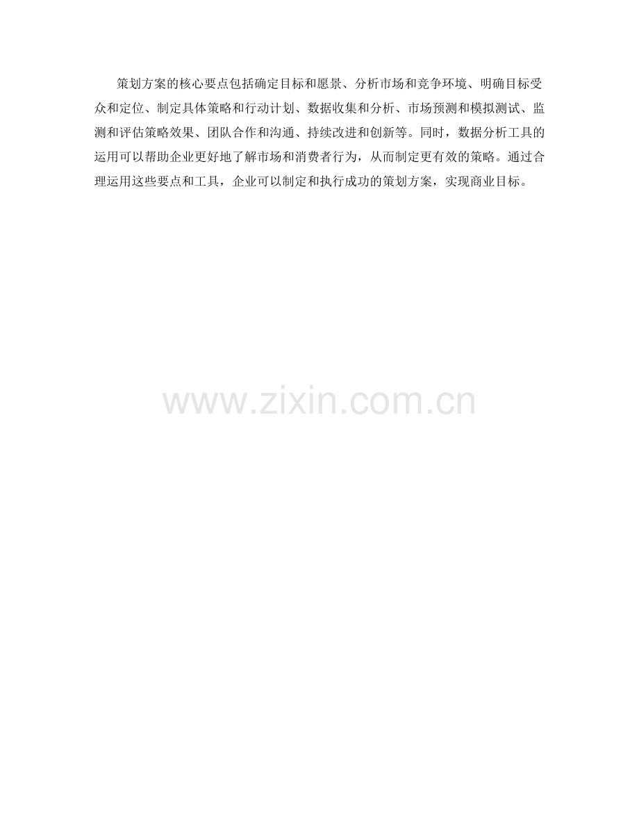 策划方案的核心要点和数据分析工具.docx_第3页