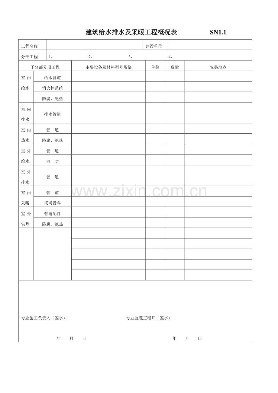 表格江苏建筑给水排水.docx_第1页