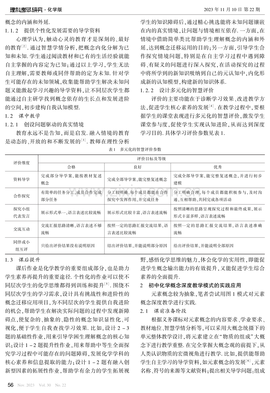 初中化学概念深度教学实践与反思.pdf_第2页