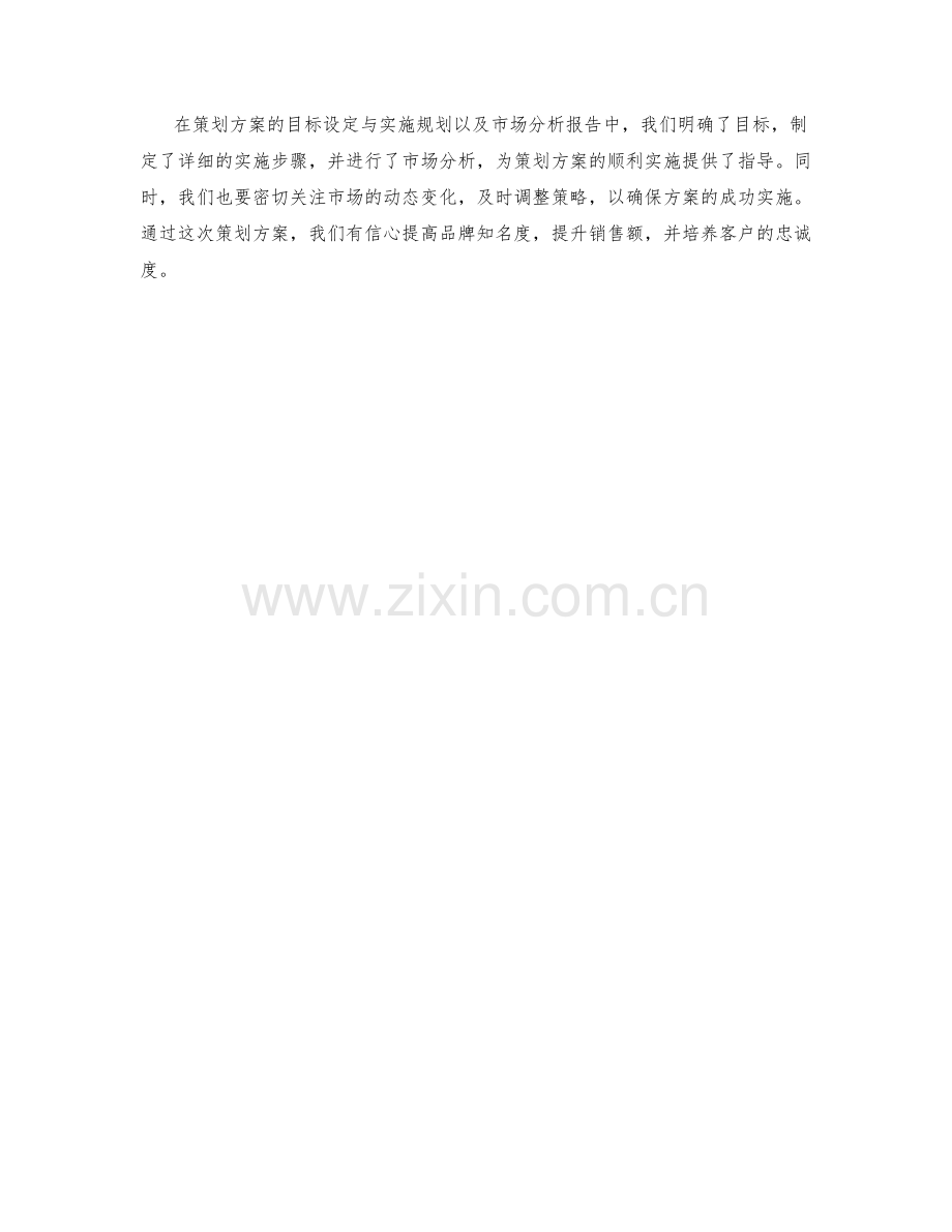 策划方案的目标设定与实施规划总结与市场分析报告.docx_第3页