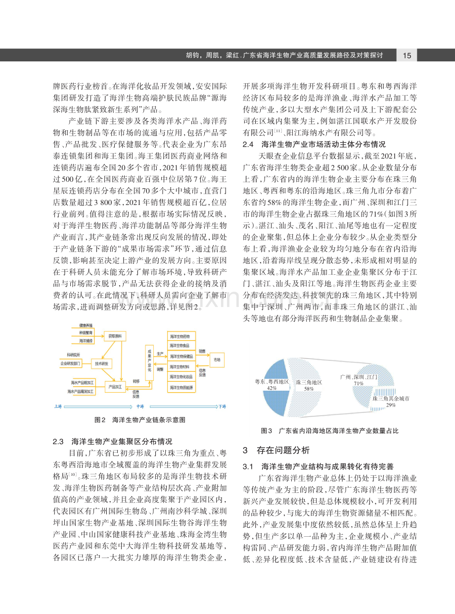 广东省海洋生物产业高质量发展路径及对策探讨.pdf_第3页