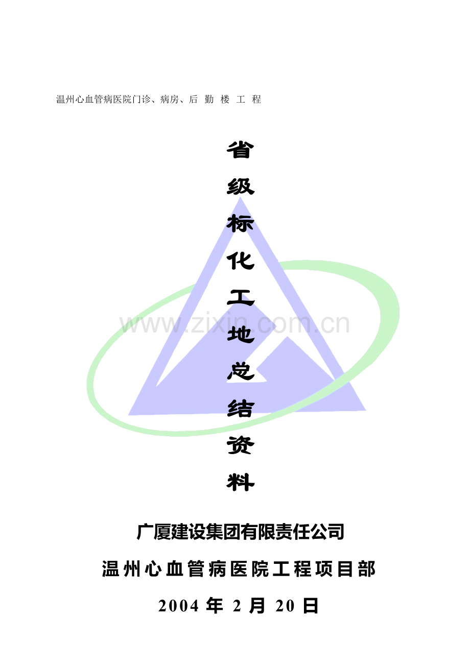 省级文明标化工地总结报告.doc_第1页