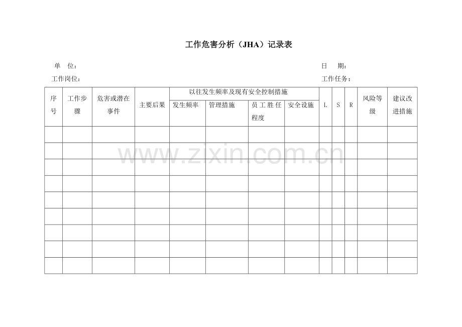 安全标准化记录、台帐(单面)..doc_第3页