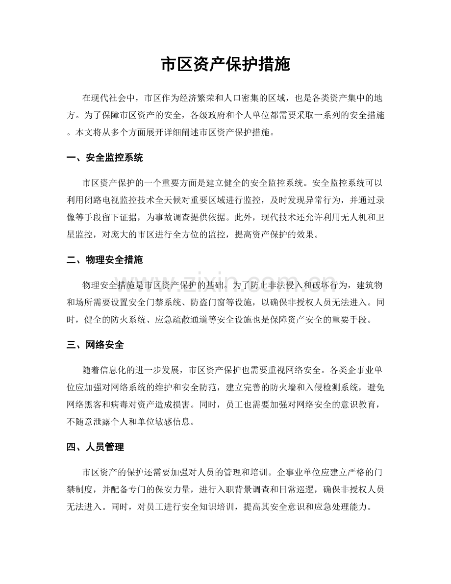 市区资产保护措施.docx_第1页