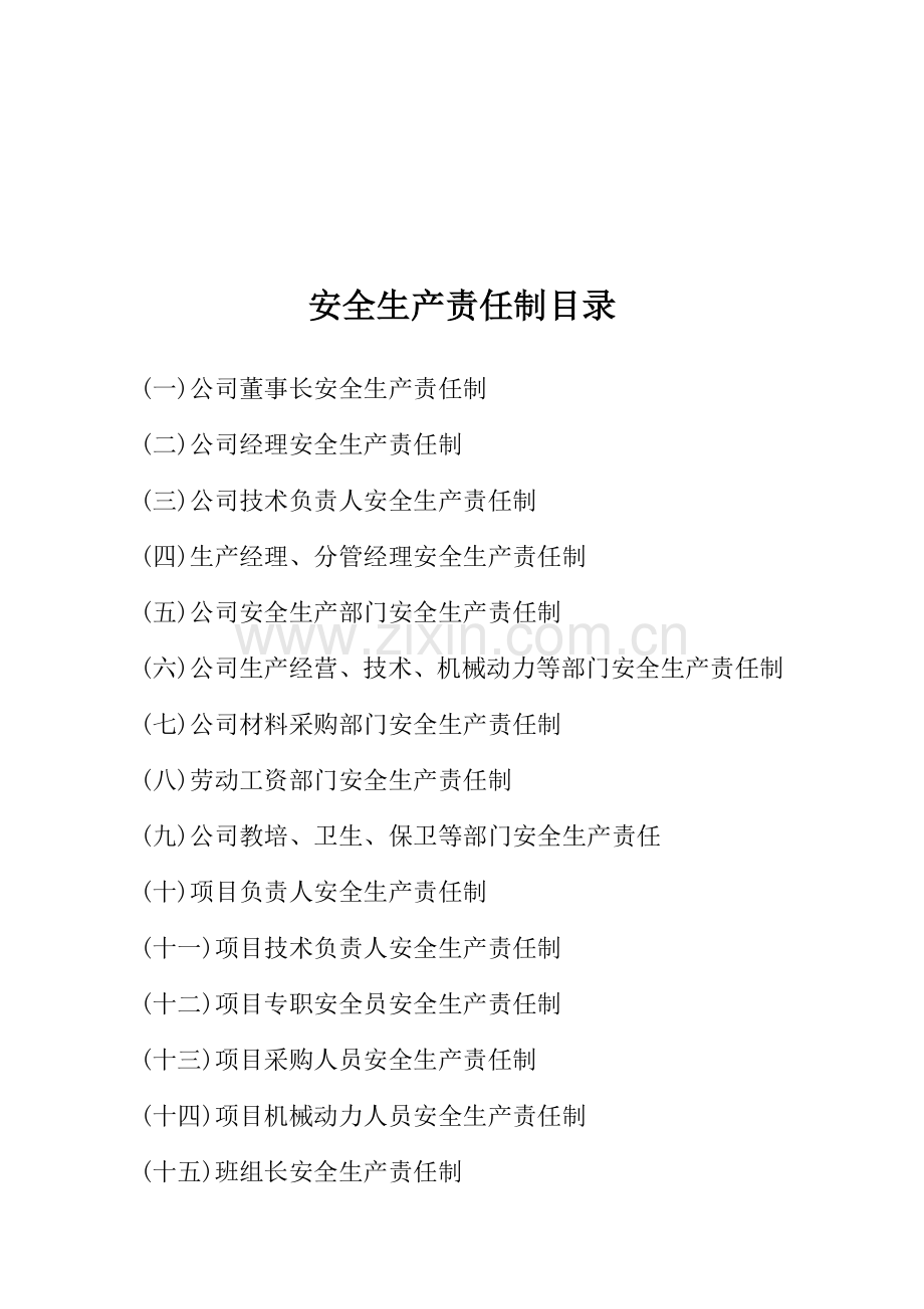 3.各级安全生产责任制和安全生产规章制度目录及文件-操作规程目录.doc_第3页