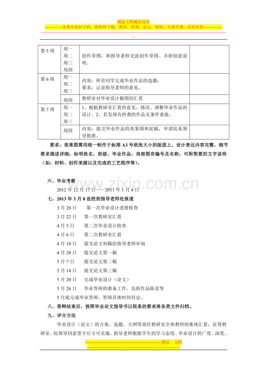 2012陶瓷艺术与工程专业毕业设计方案.doc_第3页