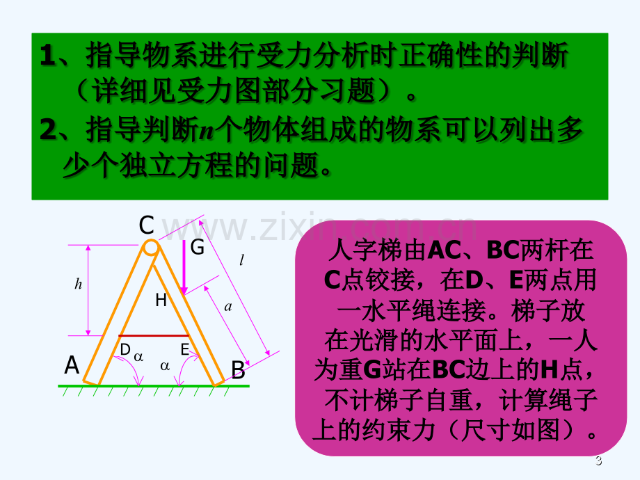 习题课(三)-平面力系平衡方程的应用-PPT.ppt_第3页