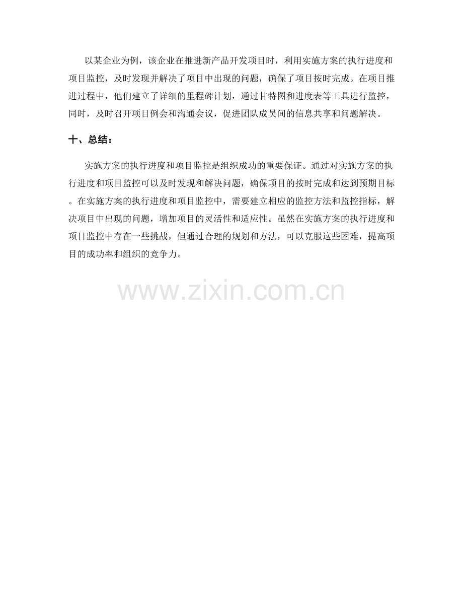 实施方案的执行进度和项目监控.docx_第3页