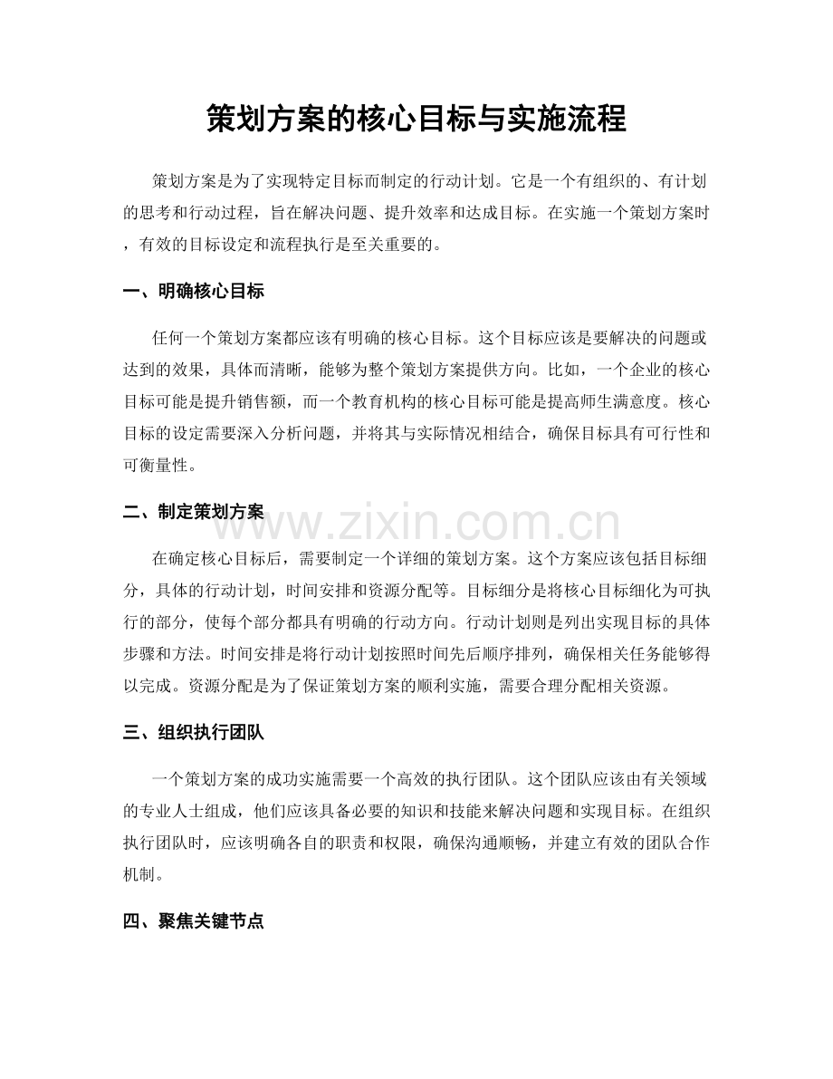 策划方案的核心目标与实施流程.docx_第1页