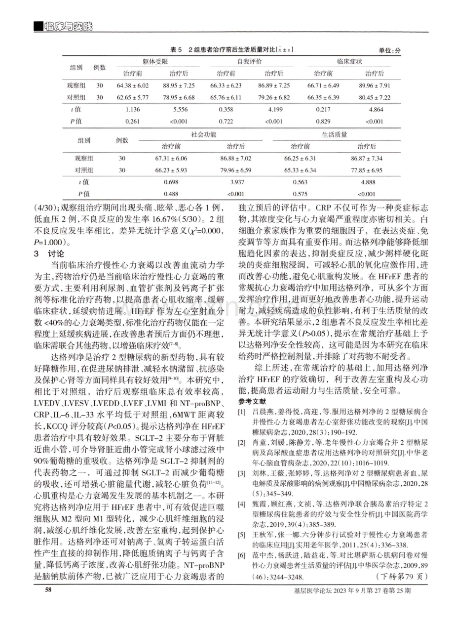 达格列净治疗射血分数降低慢性心力衰竭患者临床研究.pdf_第3页