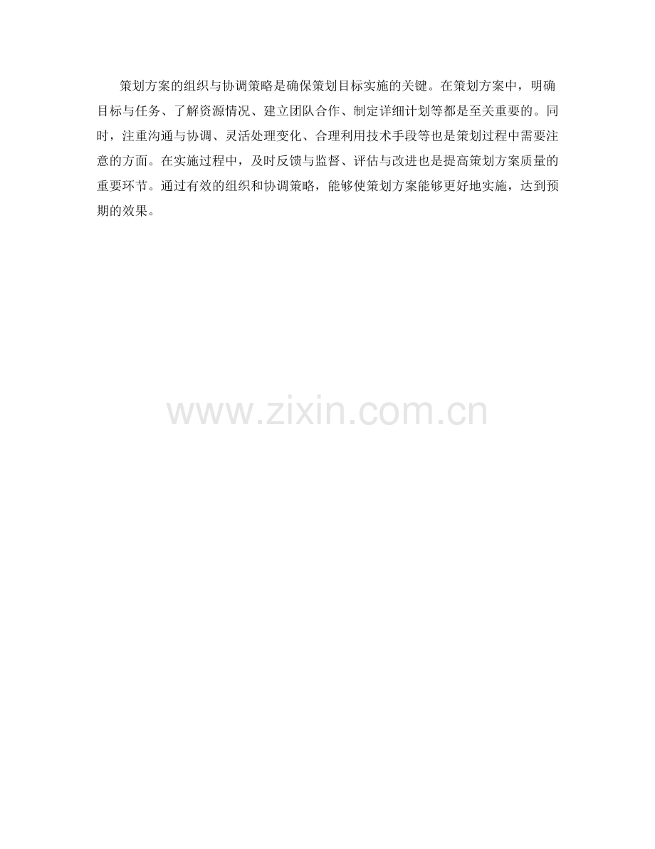 策划方案的组织与协调策略.docx_第3页