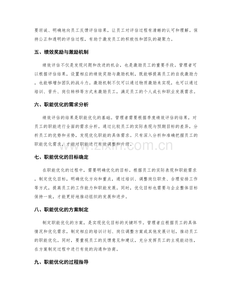 岗位职责的季度绩效评估与职能优化建议.docx_第2页