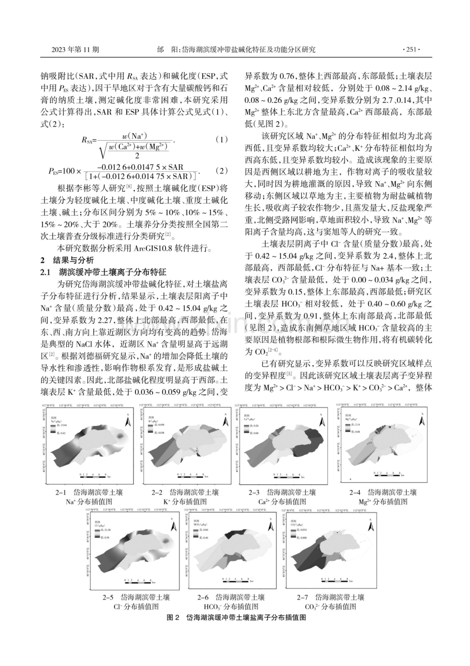 岱海湖滨缓冲带盐碱化特征及功能分区研究.pdf_第2页