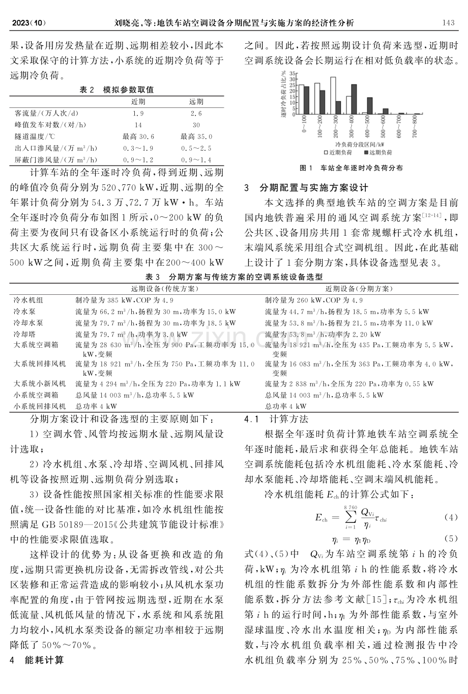 地铁车站空调设备分期配置与实施方案的经济性分析.pdf_第3页