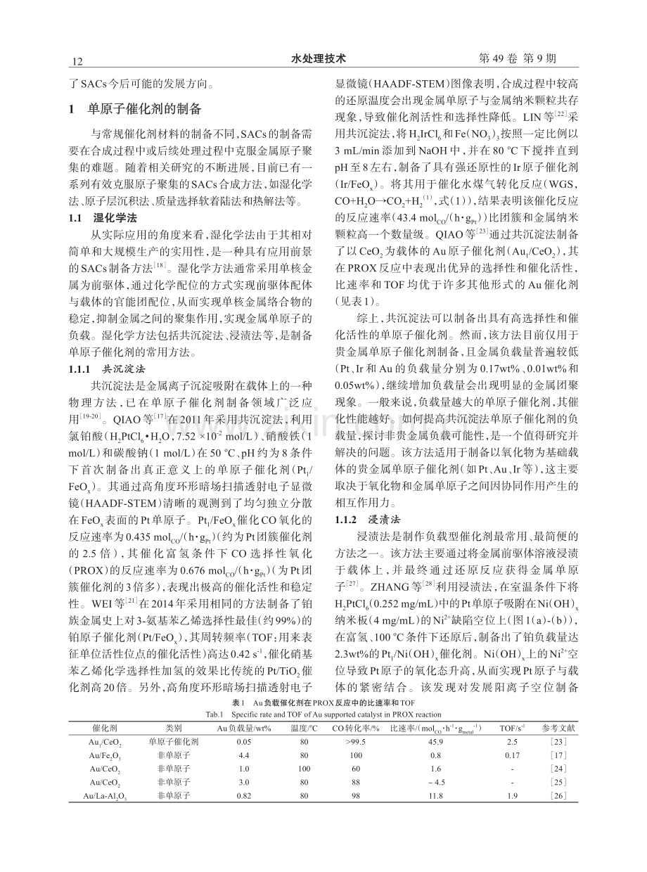 单原子催化剂的合成及处理水中新兴污染物的研究.pdf_第2页