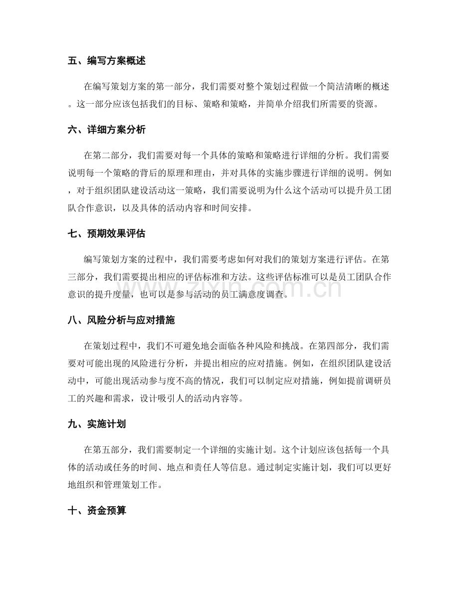 策划方案的编写技巧与示范案例.docx_第2页