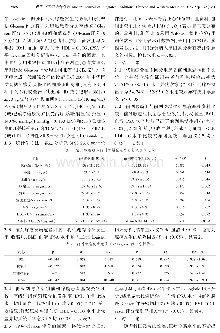 代谢综合征与前列腺癌的相关性研究.pdf_第2页