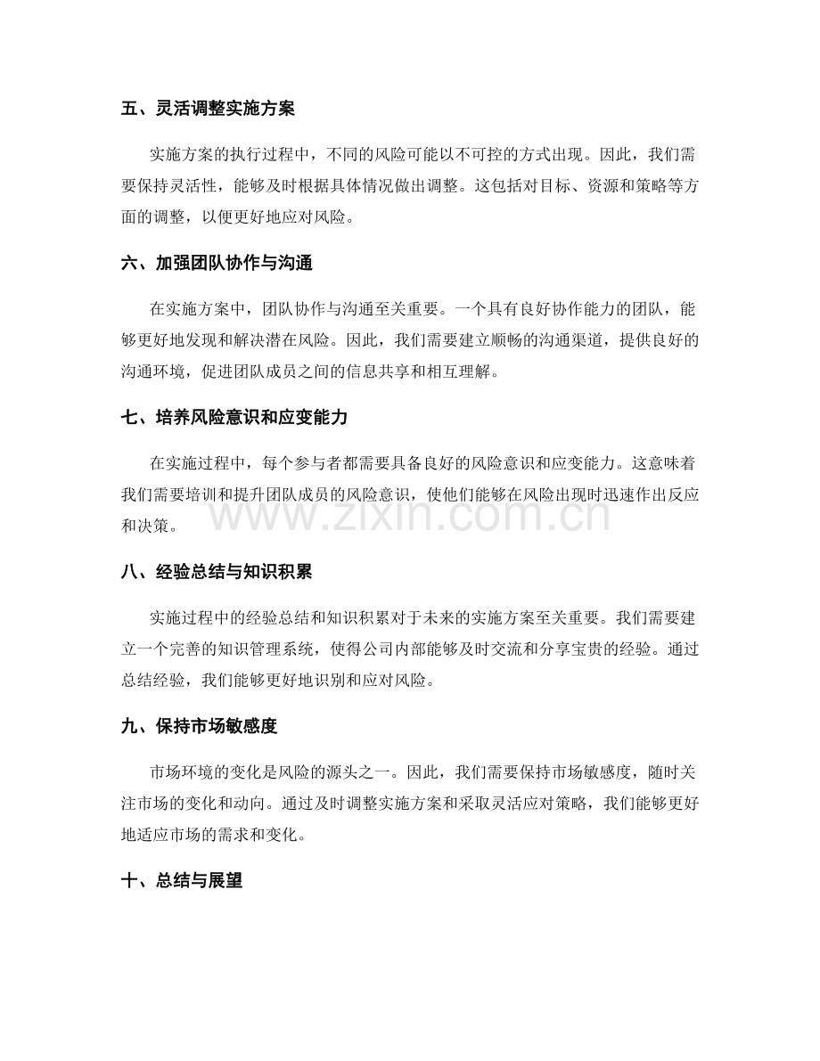 实施方案的风险管理与灵活应对.docx_第2页