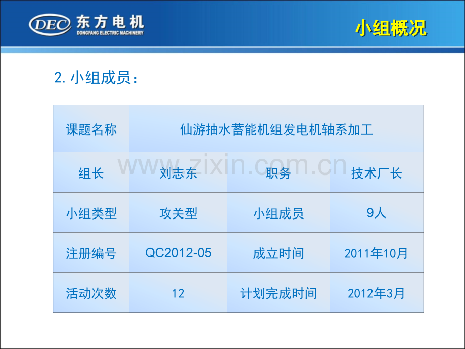 仙游抽水蓄能机组发电机轴系加工QC——付强.pptx_第3页