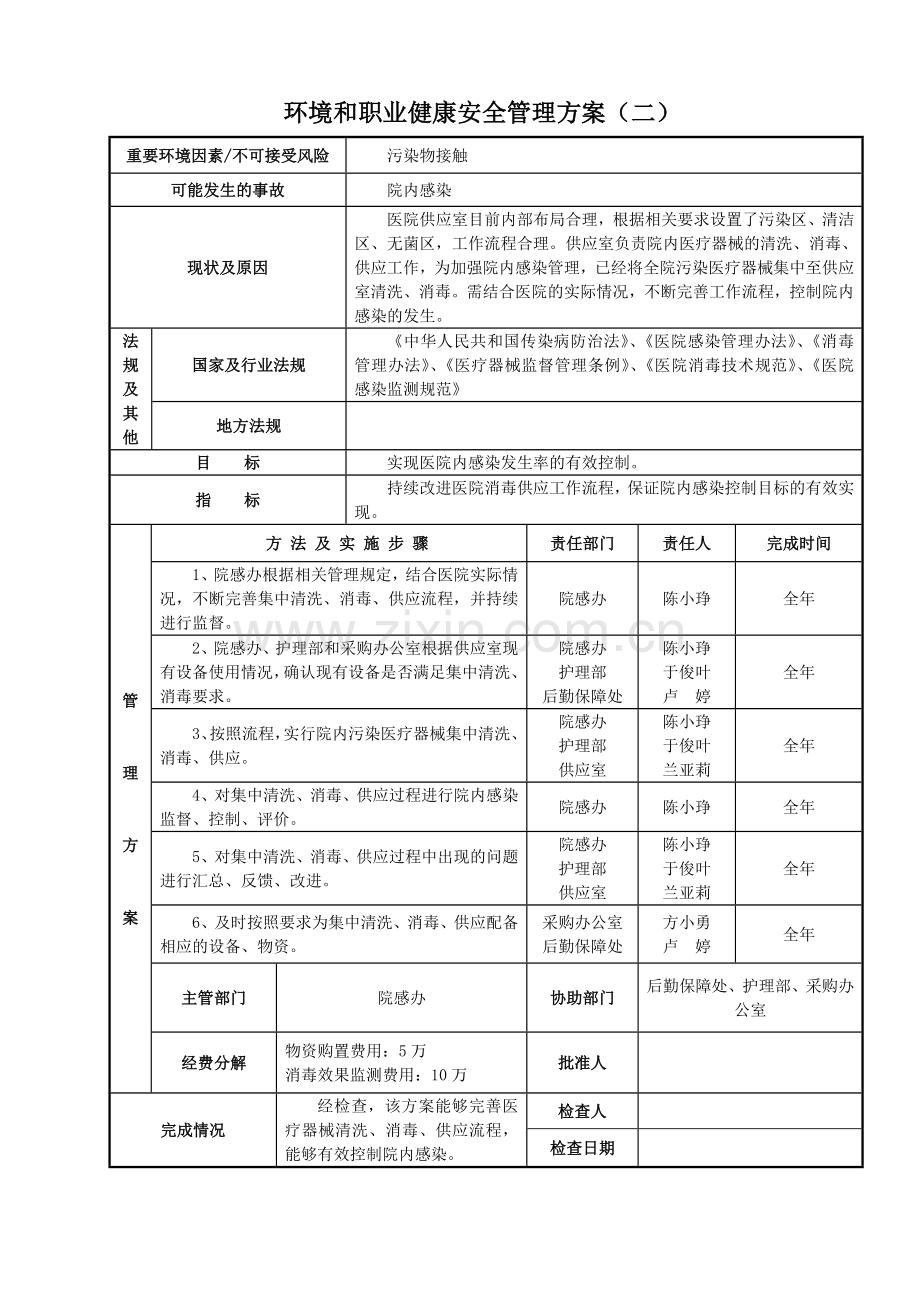 环境和职业健康安全管理方案.doc_第2页