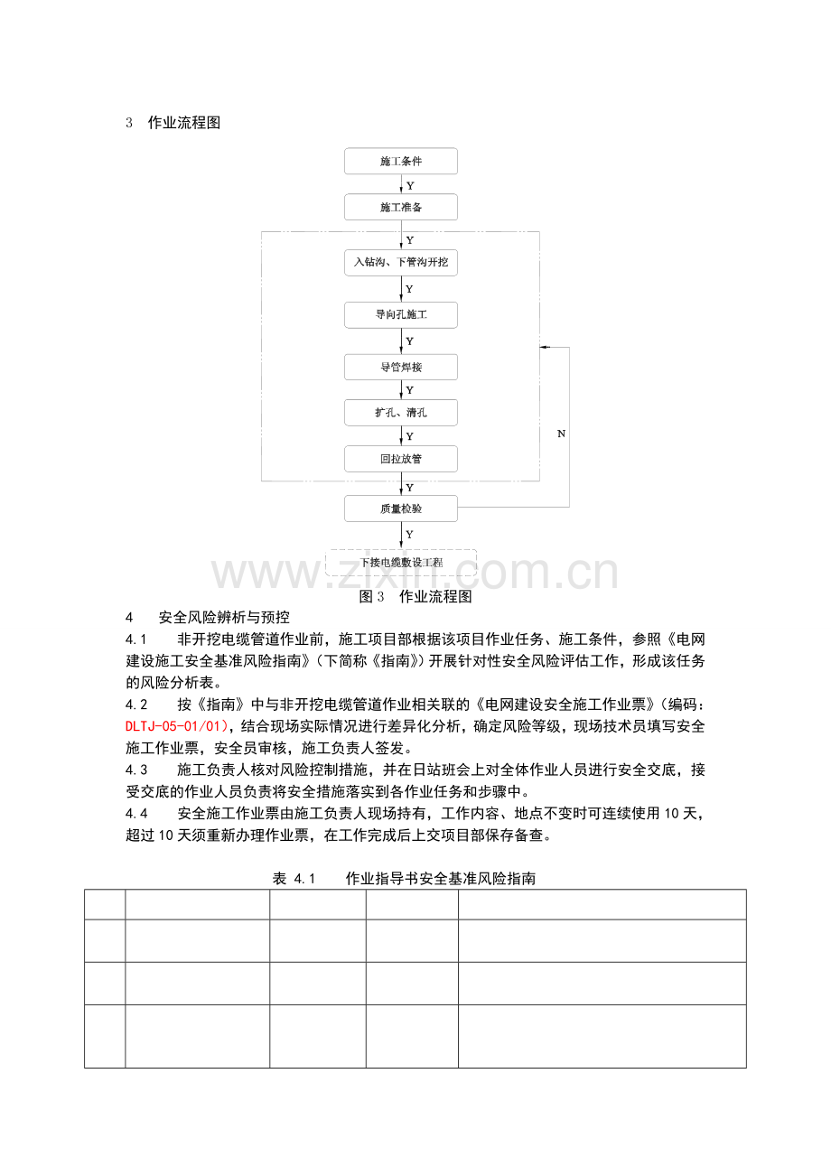 非开挖电缆管道作业指导书.docx_第3页