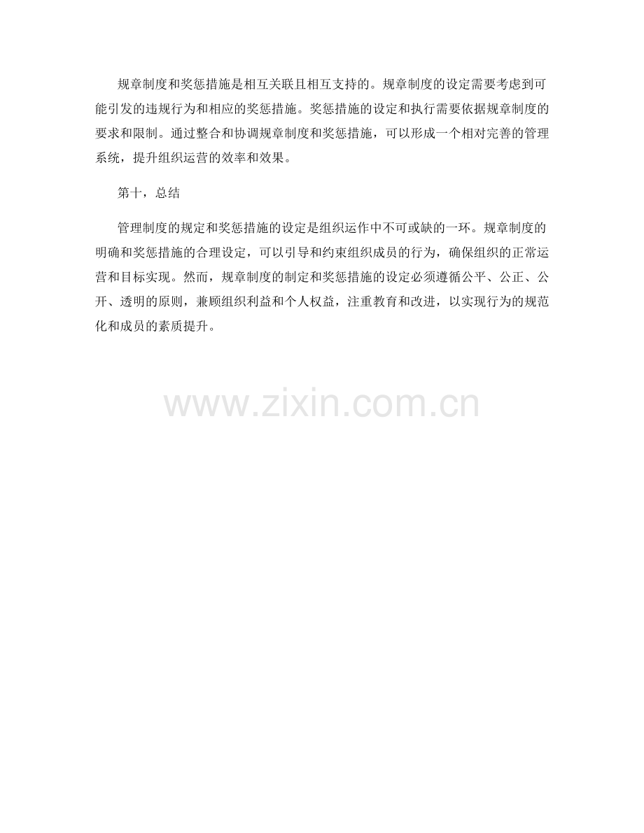 管理制度的规定和奖惩措施设定.docx_第3页