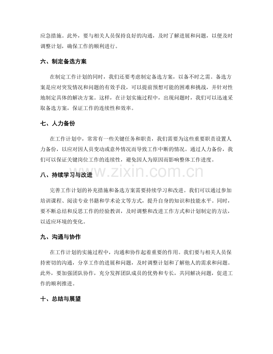 完善工作计划的补充措施与备选方案.docx_第2页