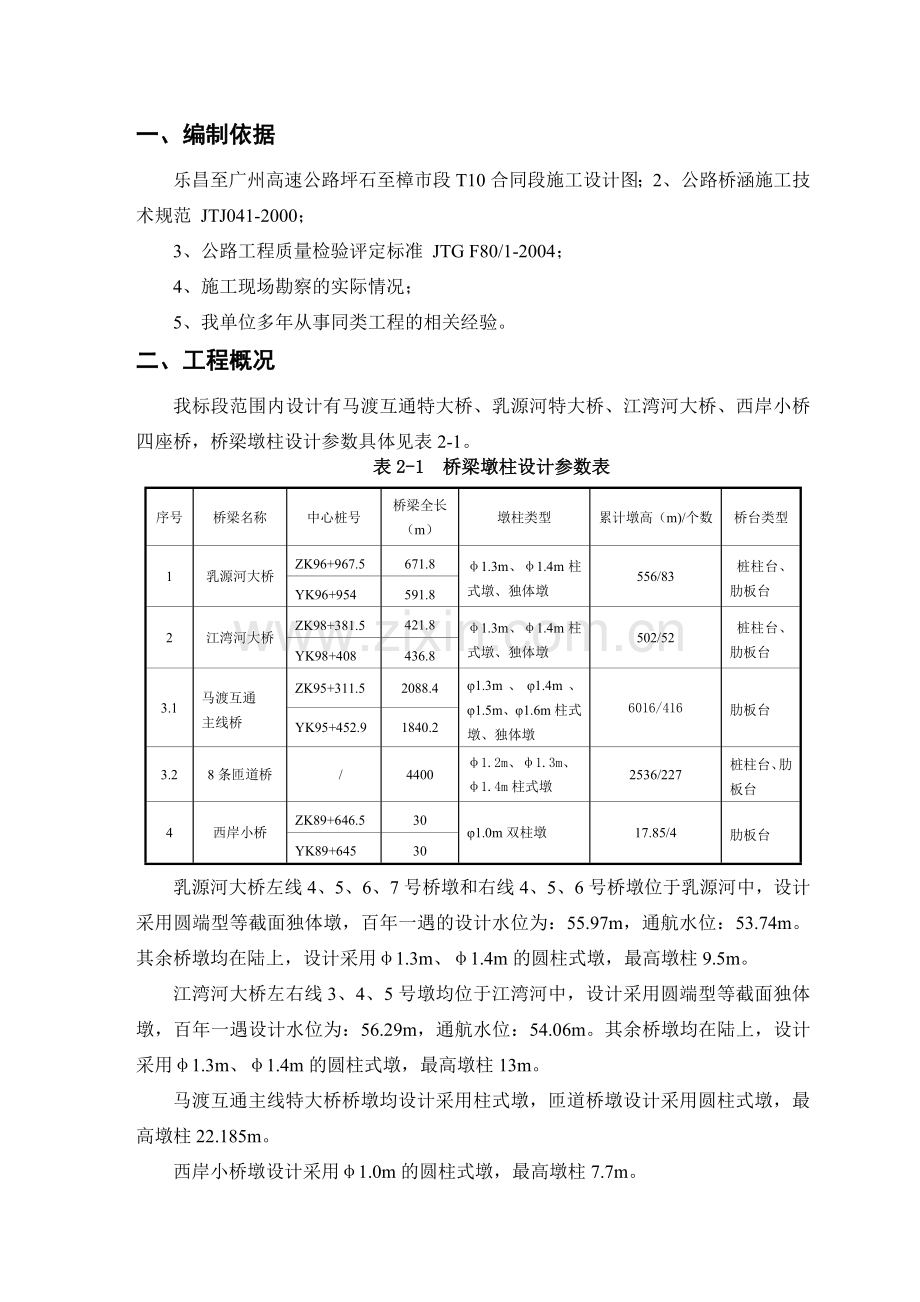 墩柱及系梁施工方案.docx_第3页