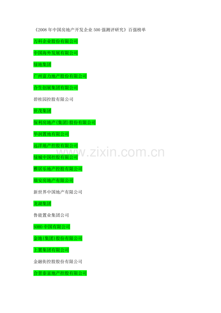 中国房地产开发企业500强测评研究.doc_第1页