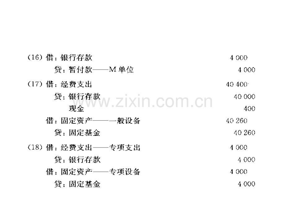 行政单位会计报表习题答案与复习.pptx_第3页